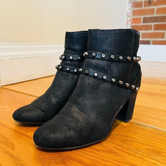 Shoes - Simply Vera Vera Wang Moto Women's High Heel Ankle Boots Size 8.5 US